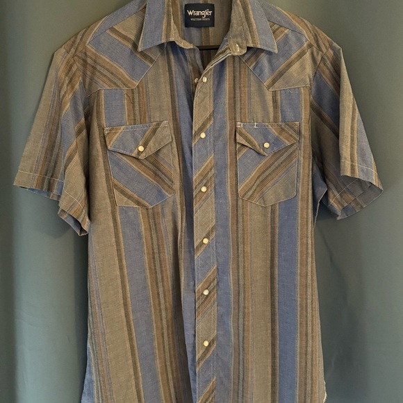 Wrangler Other - Wrangler - vintage-Inspired Snap Shirt – Size Large